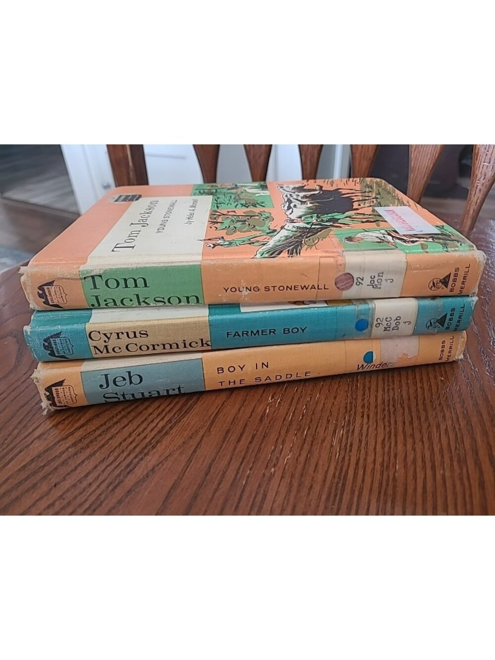 Childhood of Famous Americans Set of 3 Vintage Antique Books 1960's Homeschool